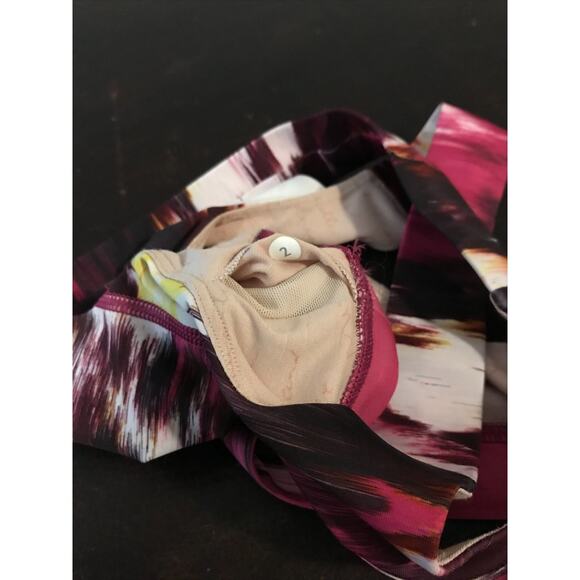 Lululemon All Sport Bra III Pigment Wind Berry Rumble Multi - SIze 2 - Picture 7 of 9